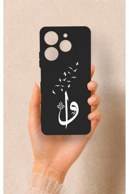 Tecno Spark 10 Pro Compatible Elif Vav Patterned Silicone Case