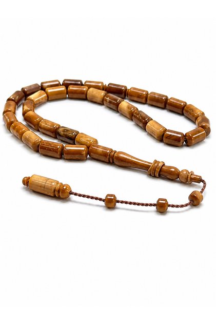 Kuka Cut-Off Model Natural Kuka Tree Cylinder Cut Handcrafted Prayer Beads, Gift Prayer Beads