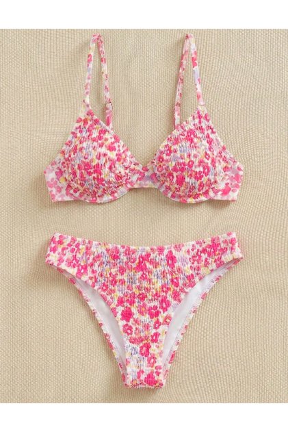 Costum de baie, Floral print