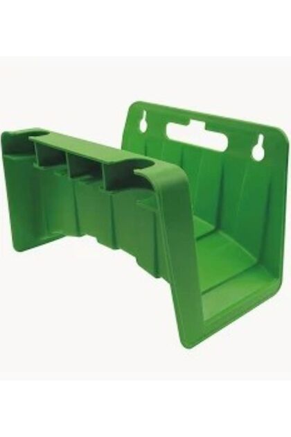 Garden Hose Hanger, Hose Pipe Reel Bracket Green, Wall-Mounted Plastic Hose Holder for Long Hose Indoor Outdoor
