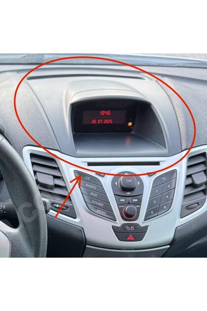 Ford Fiesta Radyo Ekran Çerçevesi Siperliği