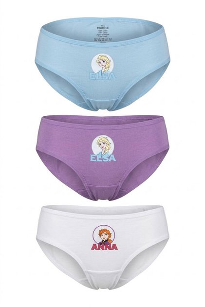 Licensed Frozen Girls' Briefs 3-Pack Cotton Slip Children's Underwear Cute Princess Panties Gift Frozen Underpants Fz22690