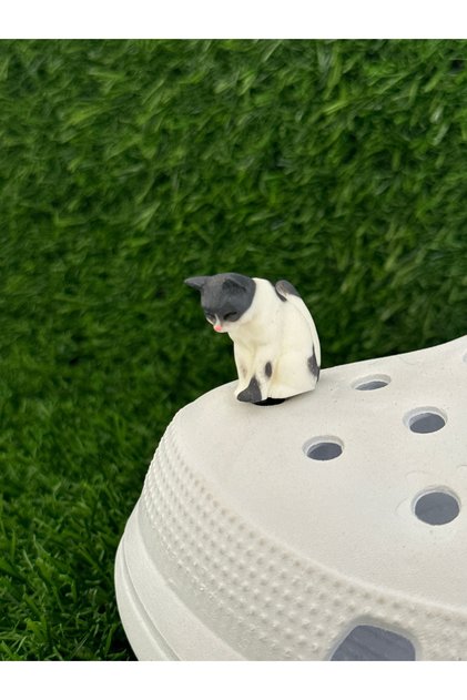 Kedi Terlik 3D Terlik Süsü/Üç Boyutlu Kedicik Terlik Charmı/Kedili Jibbitz