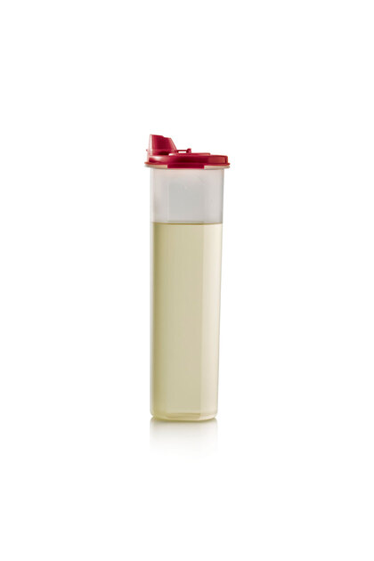 Oval Olive Oil Bottle Red Cap-5 1.1L