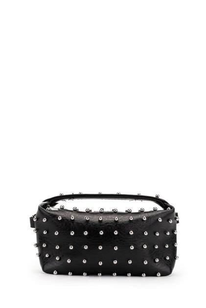 Trok Detailed Chain Strap Women's Crossbody Bag Romeo Black