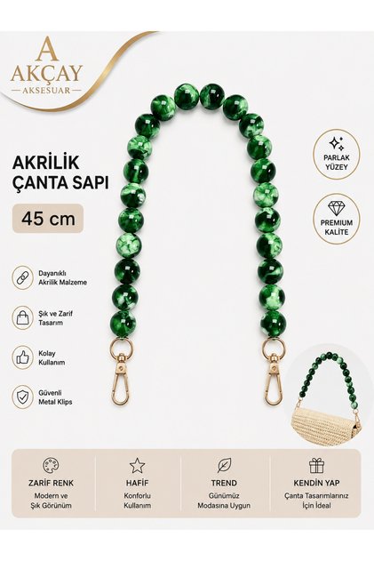 AKRİLİK ÇANTA SAPI YUVARLAK 45 CM