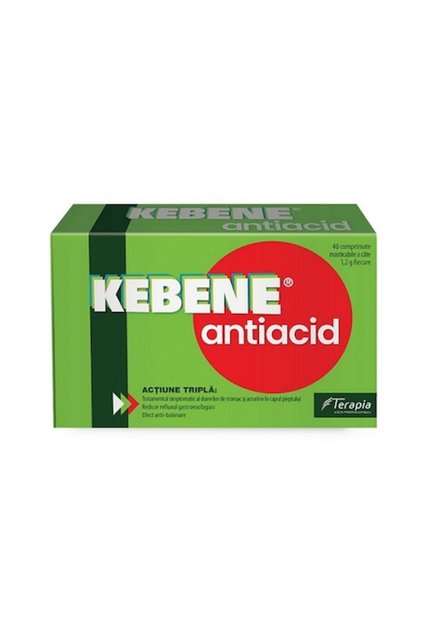 Kebene Antacid, 40 comprimate