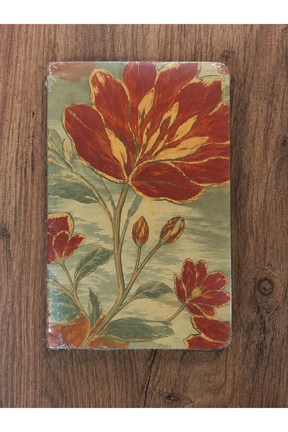 Floral Autumn Bullet Journal A5 224 Sayfa 90 gr Ivory Noktalı Sert Kapak Defter