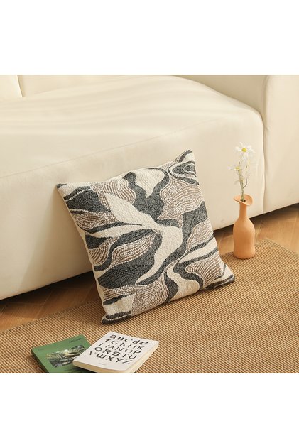 Decorative Cushion, Polyester Jacquard, 45 x 45 cm, Design TH-SM5003-1A