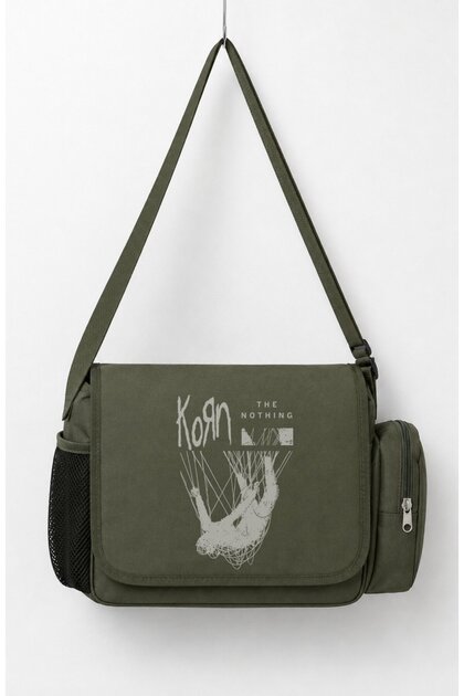 Unisex Rock Band Korn the Nothing Printed Messenger Bag