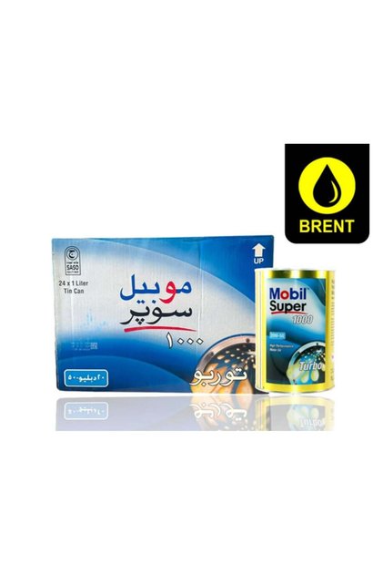 زيت محرك سوبر 1000 XHP SAE 20W-50 توربو 24×1 لتر كرتون