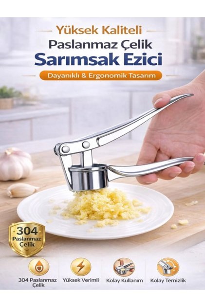 Paslanmaz Çelik Pense Sarımsak Ezici