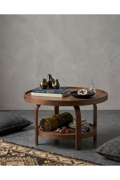 Ceviz/ Meşe/ Siyah/ Beyaz Renk Masif Doğal Ahşap Modern İskandinav Tarz Glamous Orta Sehpa