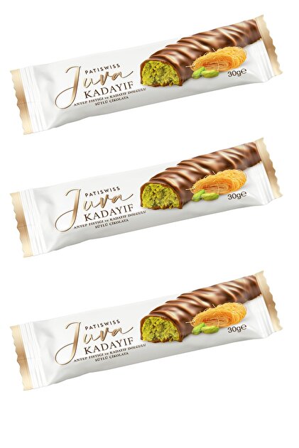 テゼレット　プレブ産　Foil 1枚 Patiswiss Juva Antep Fıstığı ve Kadayıflı Dubai Çikolatası Bar