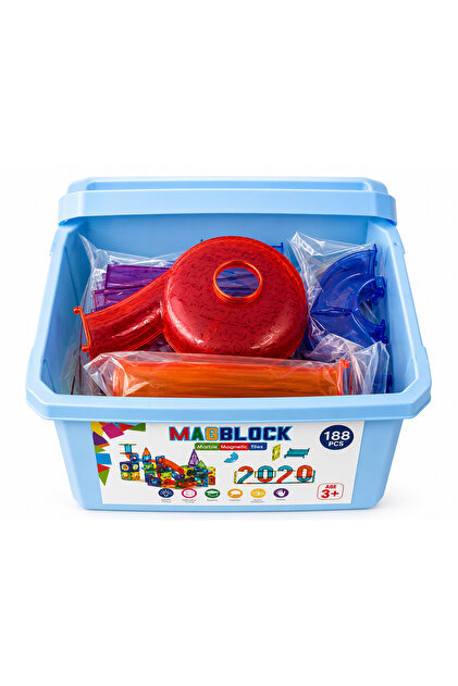 zenkid Magblock 188 Parça Manyetik Blok Ve Silindirler - Eğitici