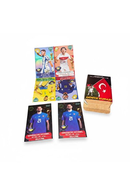 MyClean Süper Final Dünya Kupası 48 Adetli Dev paket Futbolcu Kart