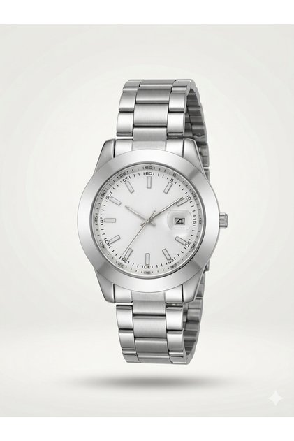 Çelik Erkek Kol Saati-hediye Paketi Yapılır-çelik Erkek Kol Saati-çelik Kordon-patek Model
