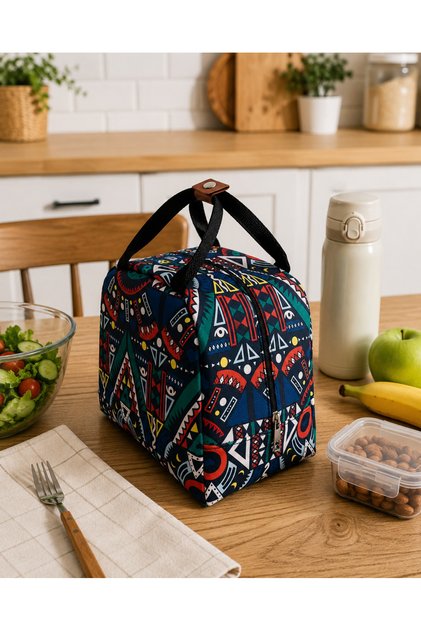 Heat Insulated Waterproof Fabric Thermal Lunch Box for Food and Meals