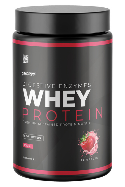 GRIZZONE Whey Protein 1.800 Gr ( Çilek Aromalı ) - Fiyatı