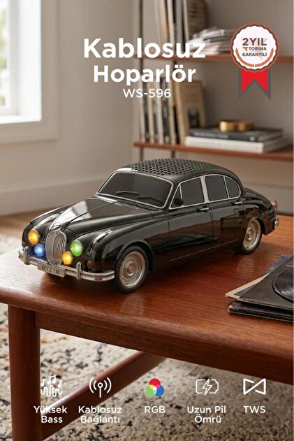 Torima Bluetooth Hoparlör Retro Araba Tasarımlı Speaker WS-596
