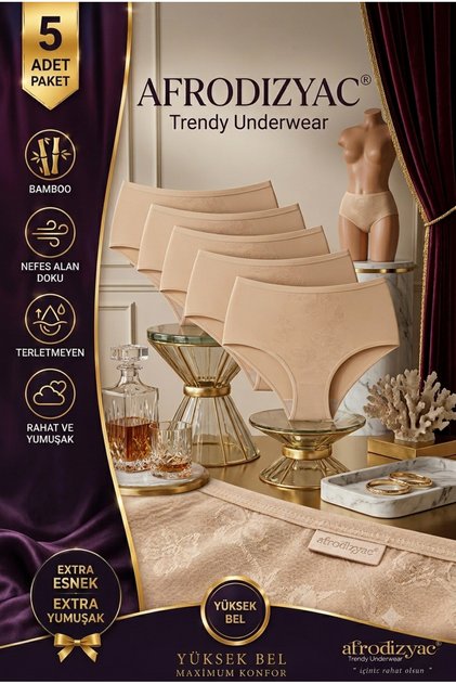 5-Piece High Waist Ten Bambu Bato Set (Extra Soft and Extra Flexible)