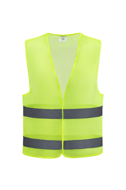 Pro7 High Visibility Safety Vest 60g - Reflective Workwear Yellow Polyester Vest with Velcro