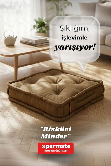 Pernă pentru biscuiți, tip fagure, pentru podea, 55x55x14, groasă, pufoasă, pentru balcon, grădină, pernă franceză, maro