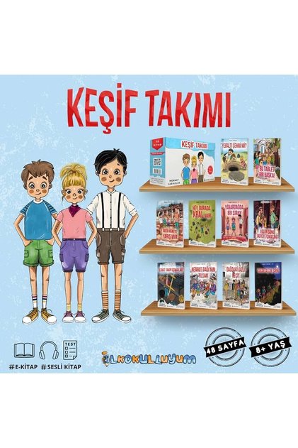 KEŞİF TAKIMI HİKAYE SERİSİ 10 KİTAP