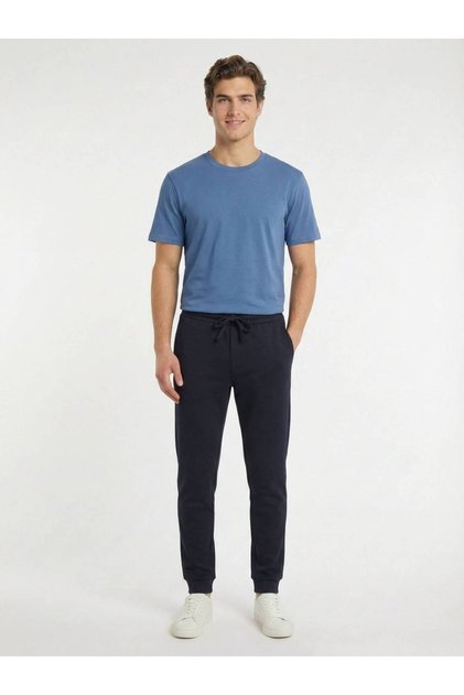 Indigo Crew Neck 100% Cotton T-Shirt