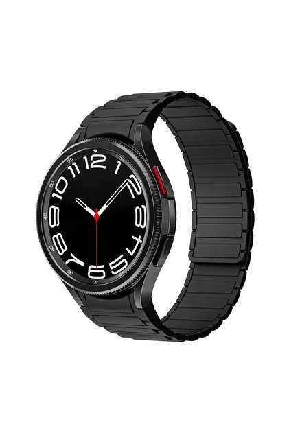 Galaxy 4 5 6 7 40mm black Silicone Strap For Samsung Galaxy Watch 7/6/5/4 40mm 44mm 4 6 Classic 42mm