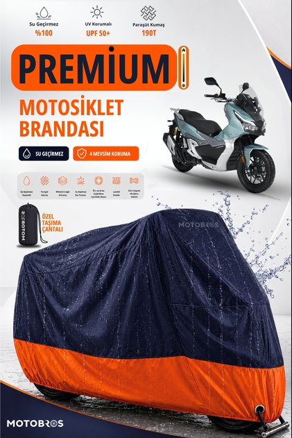Motorcycle Rks Freccia Lux Premium Parachute Fabric Tarpaulin Waterproof Permanent Use
