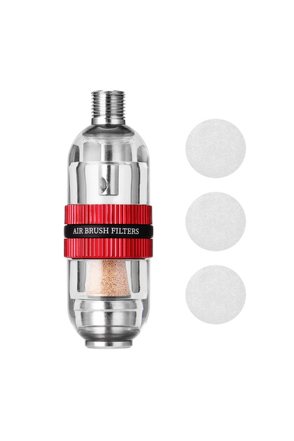 Red Air Filter Spray Pen Tail Water Air Separator Strainer Little Water Separator Air Brush Filters