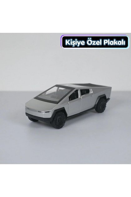 Tesla Cybertruck Metal Oyuncak Araba 1:36 Gri