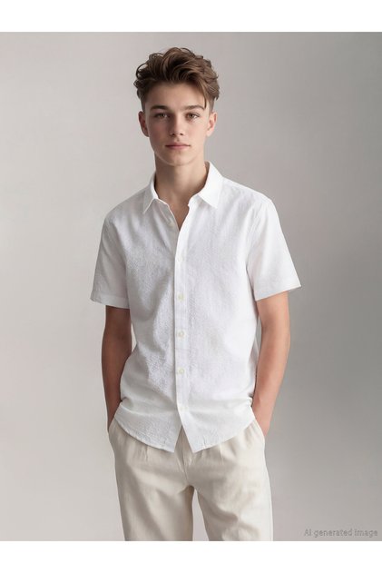 Short Sleeve Boys' Shirt