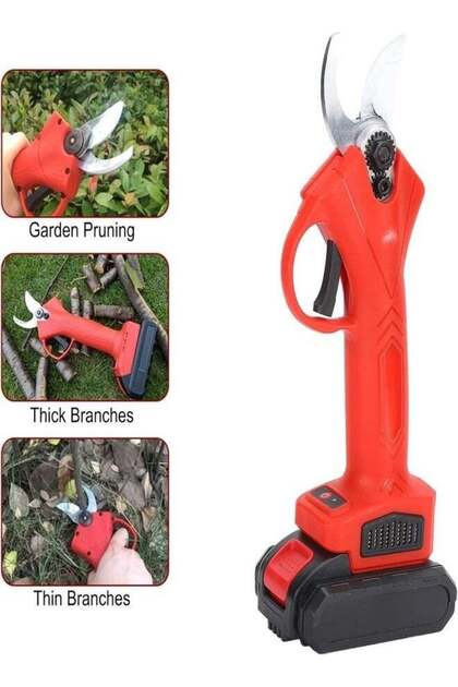 Cordless Electric Pruning Shears – 48V Battery Rechargeable Garden Cutter
