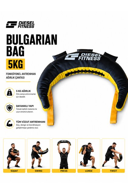 Bulgarian Bag 5 Kg Fonksiyonel Ağırlık Çantası