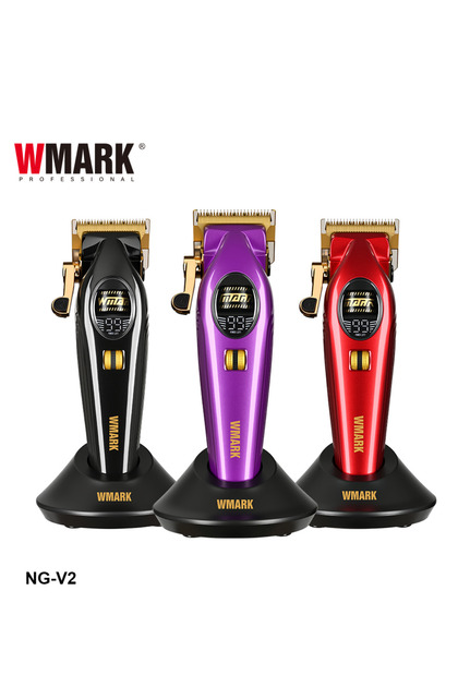 Wmark NG-V2 Mor Profesyonel Saç Kesme Makinesi | 9000 RPM BLDC