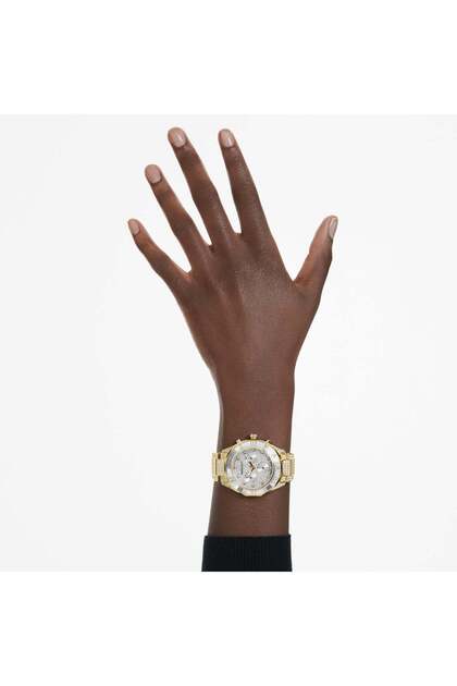 Swarovski Dextera Lux Saat İsviçre Üretimi Metal Bileklik Altin