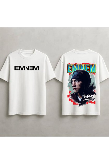 Eminem Printed Unisex 100% Cotton Pack Oversized T-Shirts