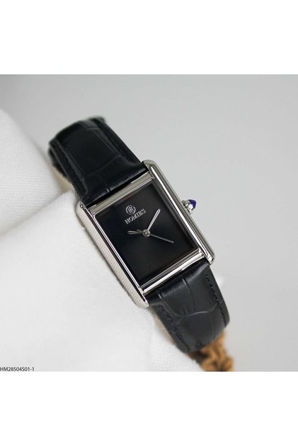 Hm28504S01-1 Unisex Wristwatch with Leather Strap