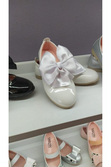 Girl's Bow Detailed Ballerina Shoes