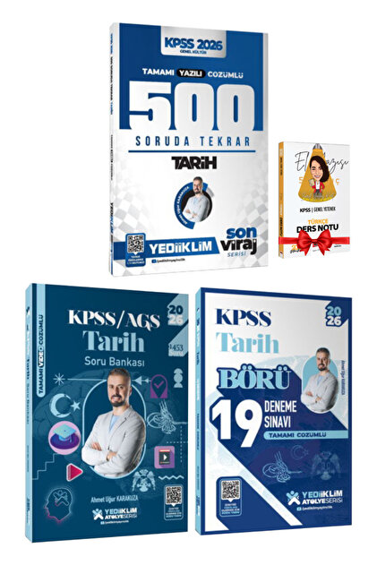 Yediiklim Yayınları KPSS 2026 Ahmet Uğur Karakuza Son Viraj 500
