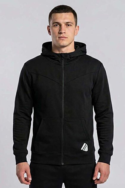 メンズウェア J Joma Erkek Günlük Sweatshirt Kapşonlu Full Zip Actıve 4241306