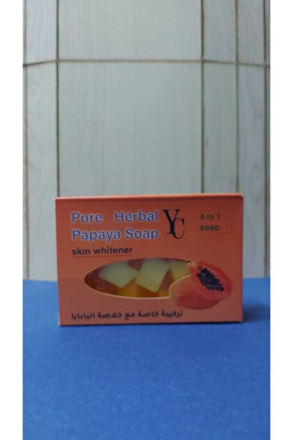 Yc Papaya Extract Herbal Soap 100 Gr – Skin Cleansing Soap with Vitamins A, C, and E