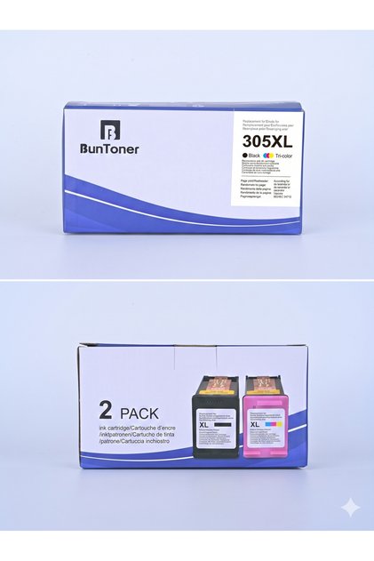 Cartușe Compatibile HP 305 XL Negru și Color, Set pentru DeskJet și Envy