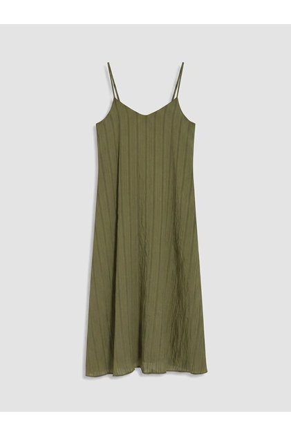 Lcw Vision Striped Dress with Rope Straps