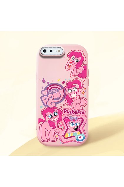 Pink Silicone Case with Shock-Absorbing Camera Protections Compatible with iPhone 7 Plus/8 Plus