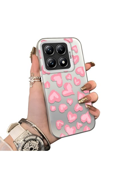 Xiaomi Mi 14t Pro Compatible Hard Acrylic Back Silicone Edge Lens Protection Case