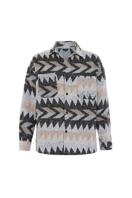Green Double Pocket Oversize Lumberjack Shirt
