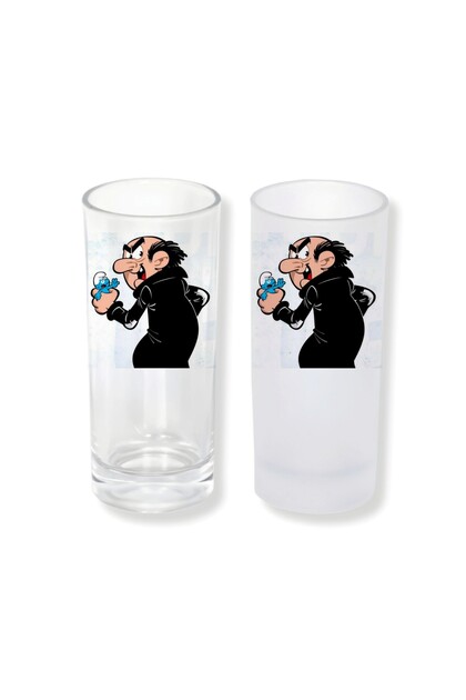 Smurfs Ice/Cold-Free Option Raki Glass – 1 Stylish Presentation Glass 0119